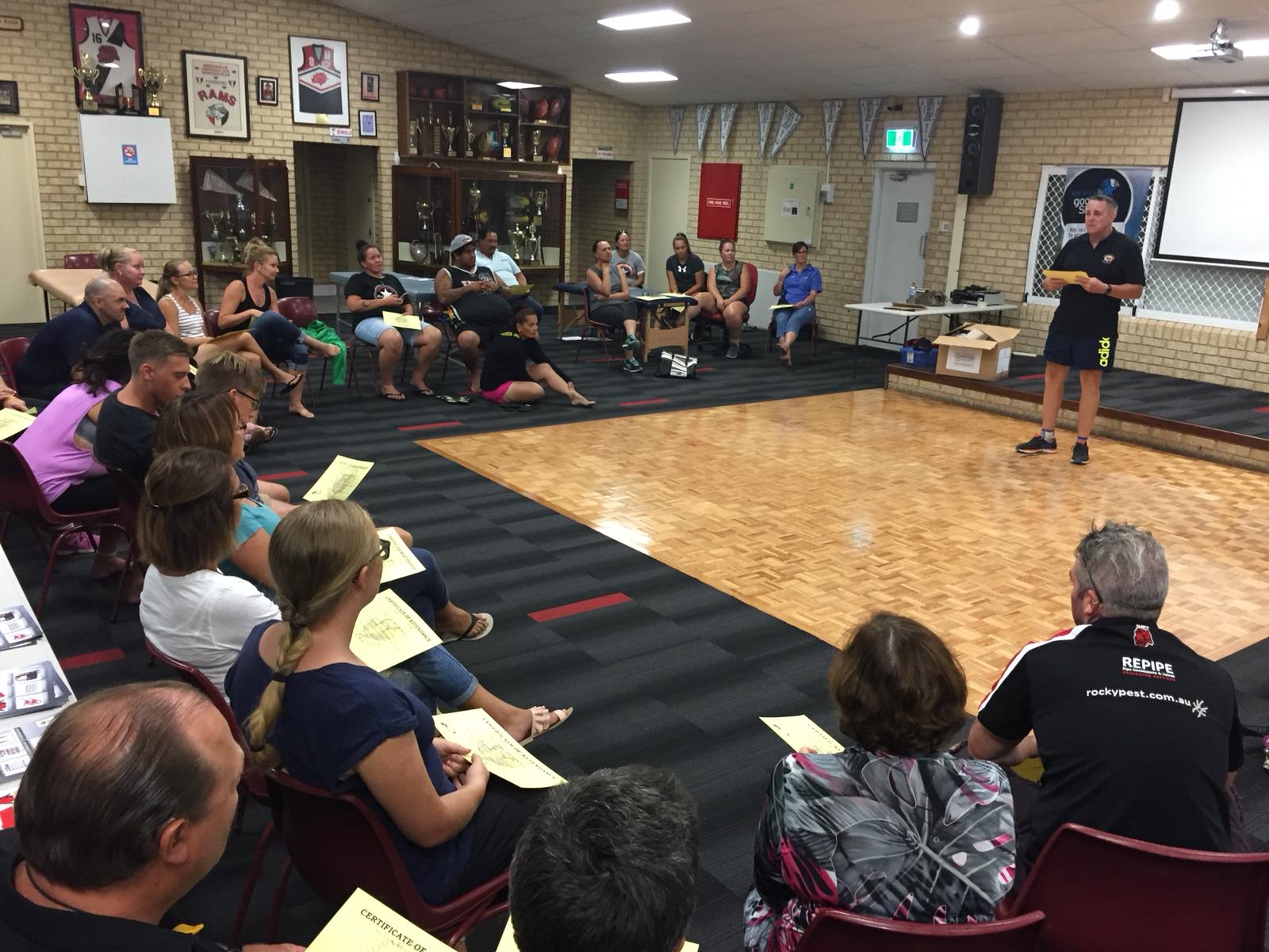 “HUGE” WKF INTERNATIONAL STRAPPING/TAPING COURSE COMES TO ROCKINGHAM (Perth Australia)! World